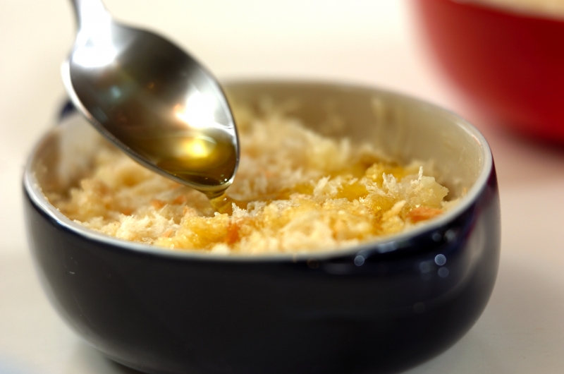 サツマイモのパン粉焼きの作り方2