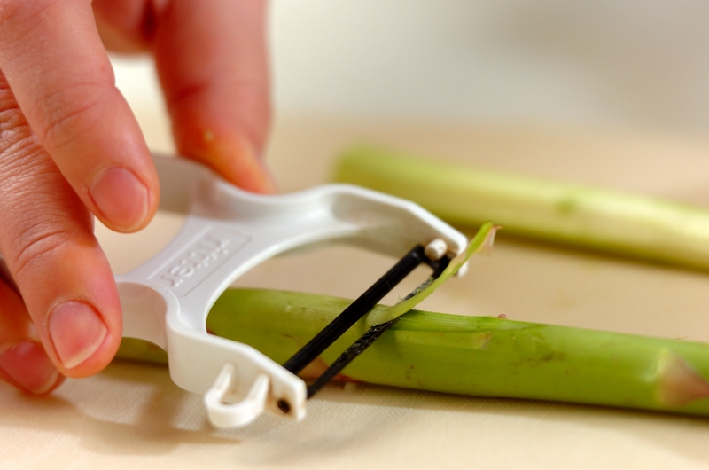 蒸し野菜のネギダレの下準備1