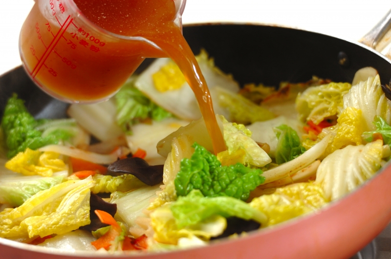 中華の定番！基本の野菜たっぷり八宝菜の作り方3