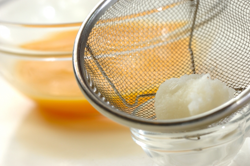 甘酒入り卵焼きの下準備1