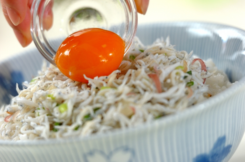 シラス丼の作り方2