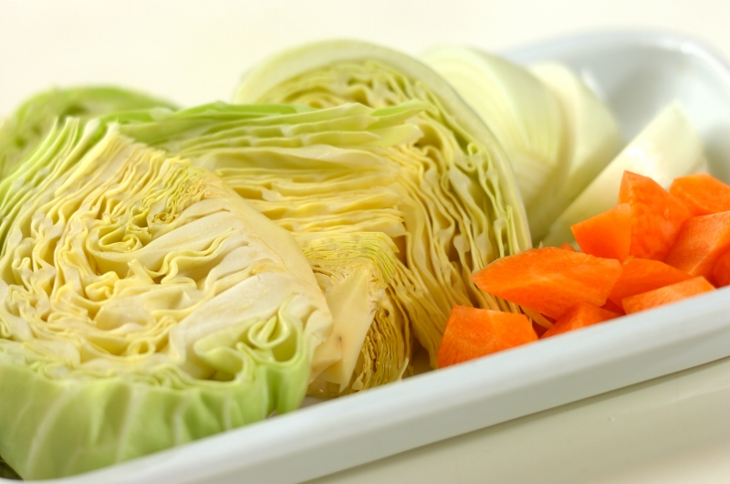 簡単ポトフ風スープの下準備1