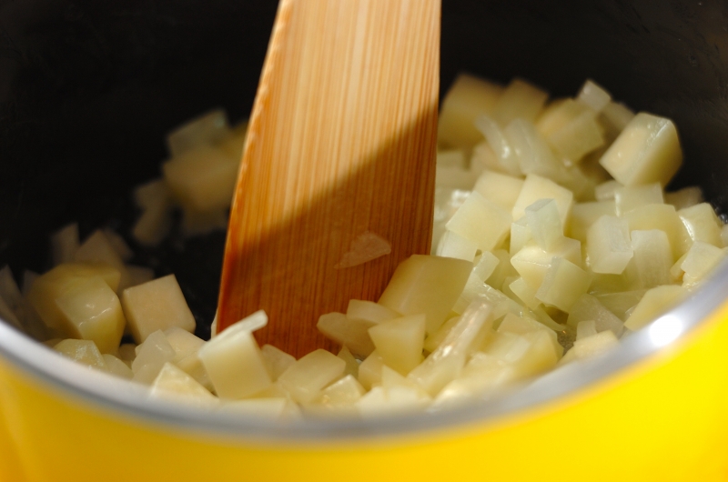 クラムチャウダーの作り方2