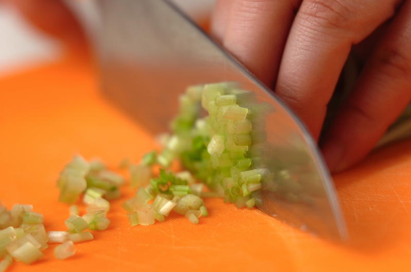 ミツバのスープの下準備1