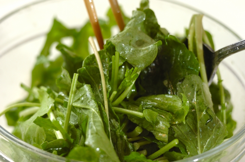 ルッコラのサラダの作り方1
