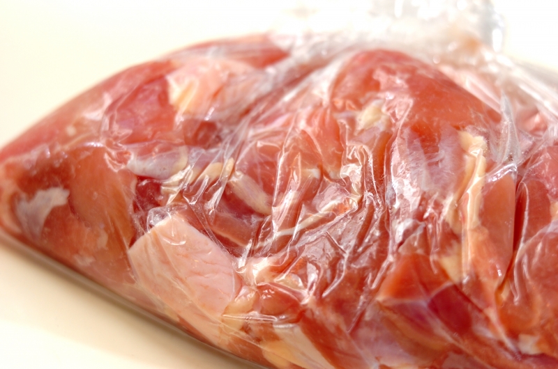 鶏の塩照り焼きの下準備1