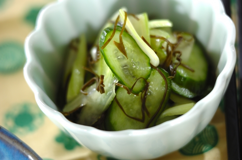 セロリとキュウリの浅漬け