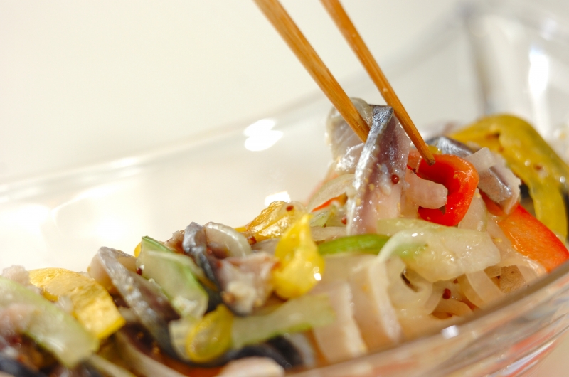 しめサバのマリネの作り方3