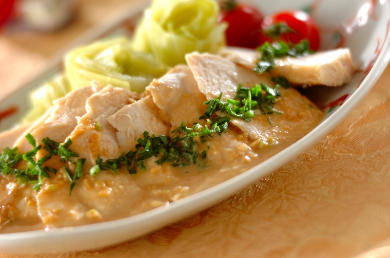 鶏胸肉の酒蒸し フライパンで簡単 しっとり柔らか by金丸 利恵さん