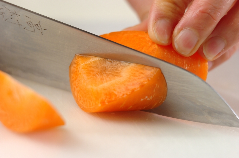 揚げ肉ジャガの下準備1