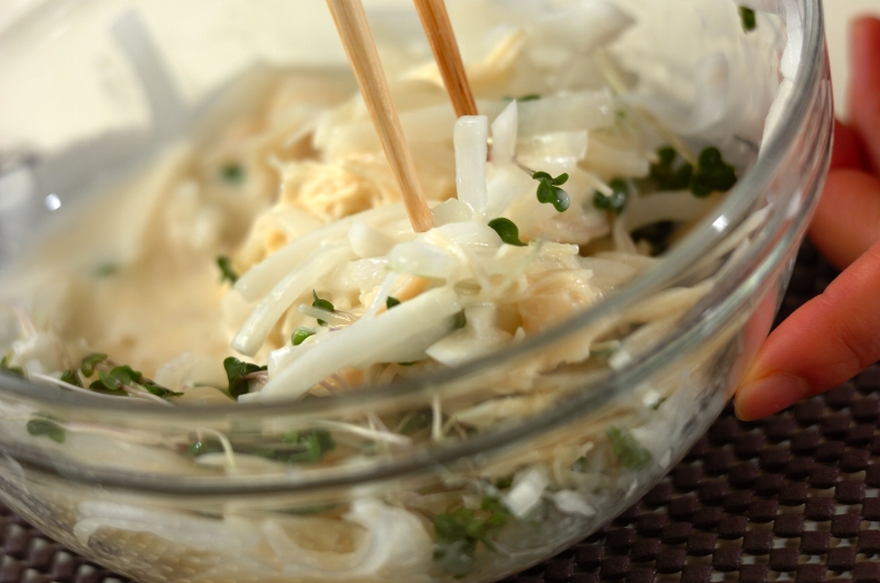 大根と貝柱のマヨ和えの作り方1