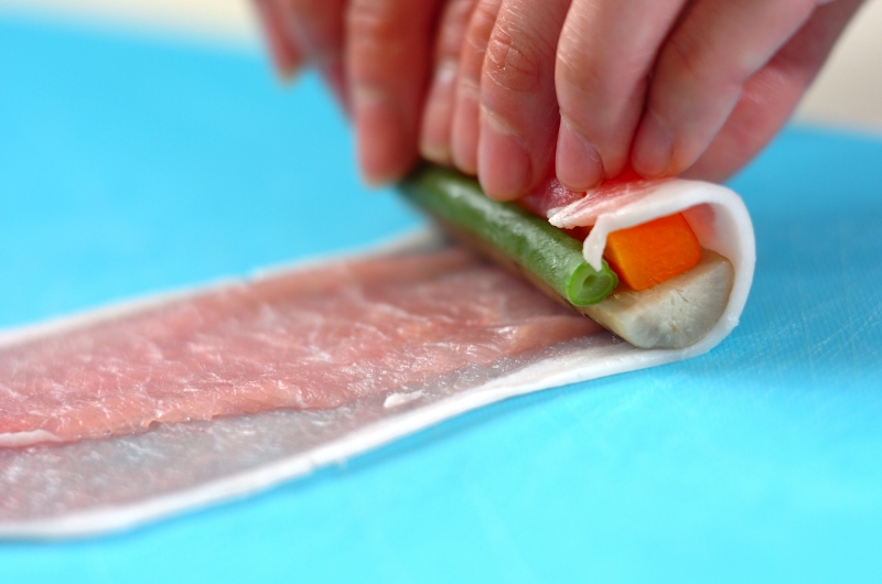 豚肉のゴボウ巻きの作り方2