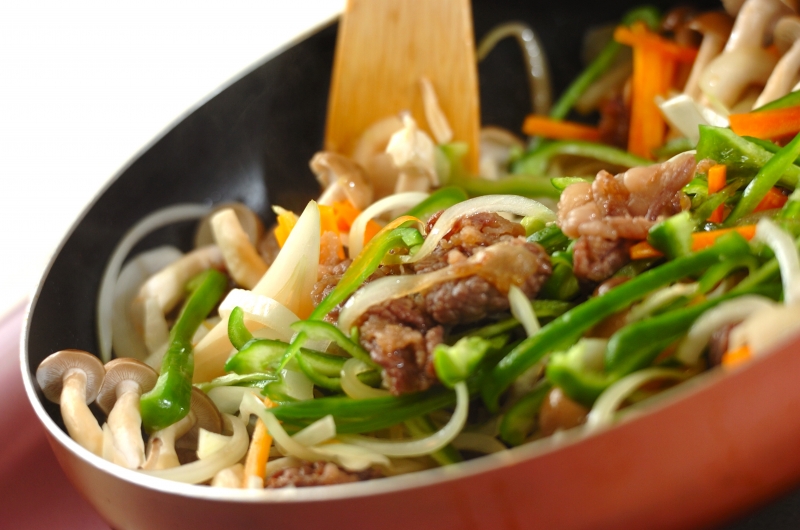 牛肉の甘辛炒めの作り方1