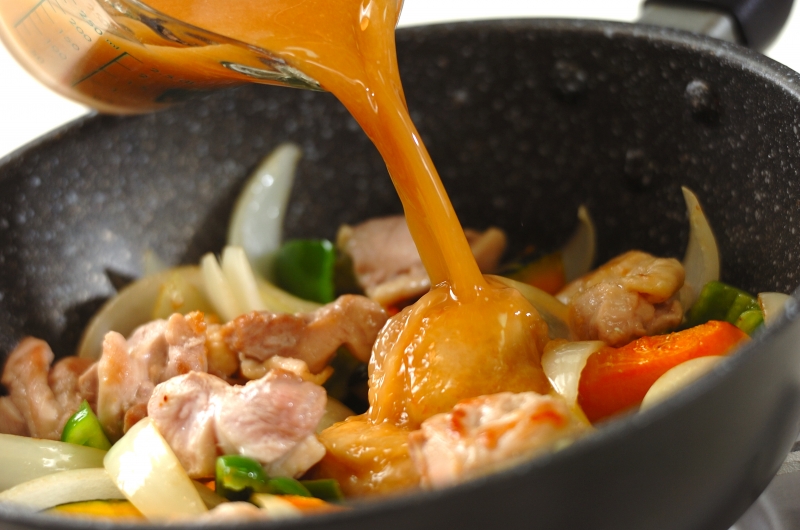 鶏肉のゴマみそ炒め煮の作り方3