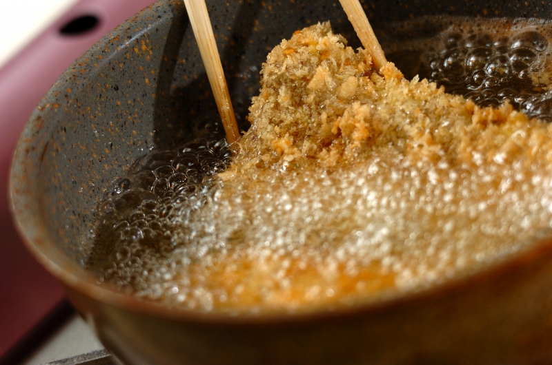 トマトソースがけビーフカツの作り方2
