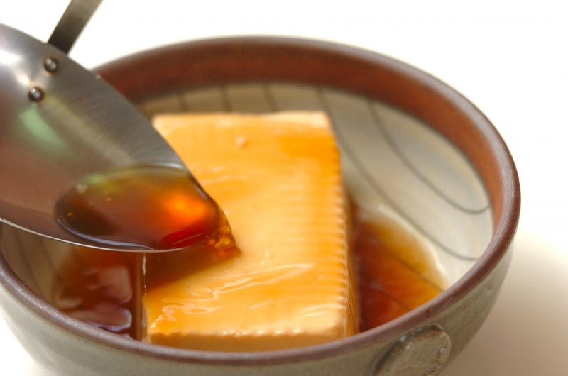 豆腐のとろろ汁の作り方2