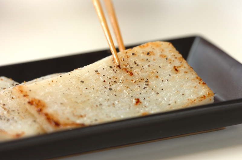 長芋の黒コショウ焼きの作り方2