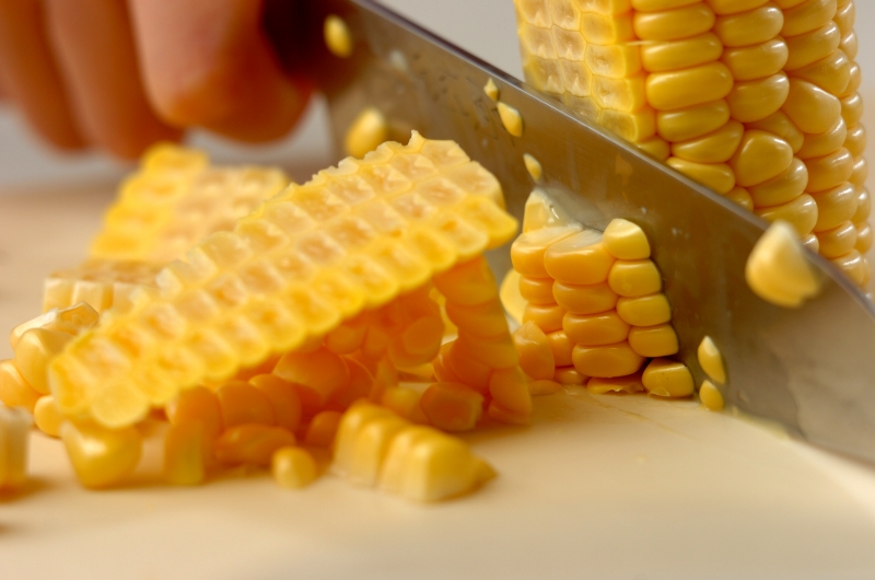 美味しすぎる とうもろこしの中華スープ 大量消費にもの下準備1