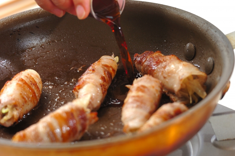 豚肉の薬味巻きの作り方3