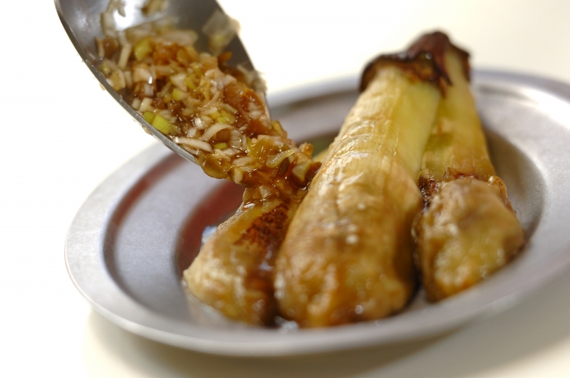 焼きナスの中華風の作り方3