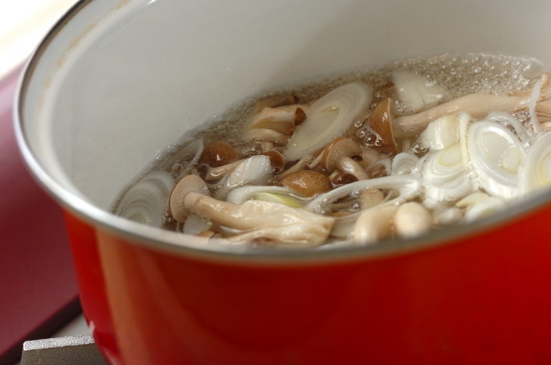 豆腐と卵のスープの作り方1