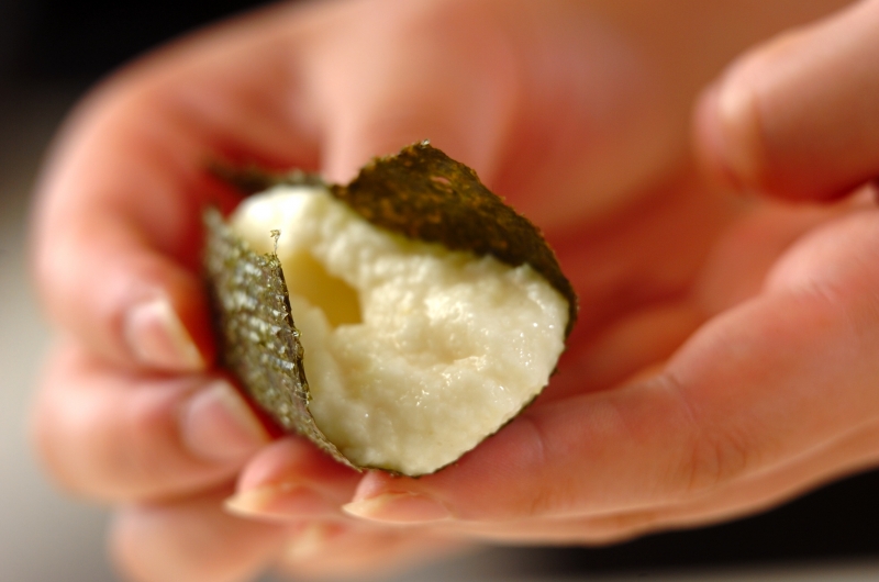 チーズ入り大和芋の磯辺揚げの作り方1