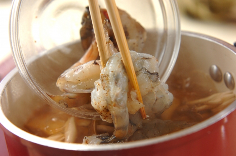 エビと豆腐のうま煮の作り方2