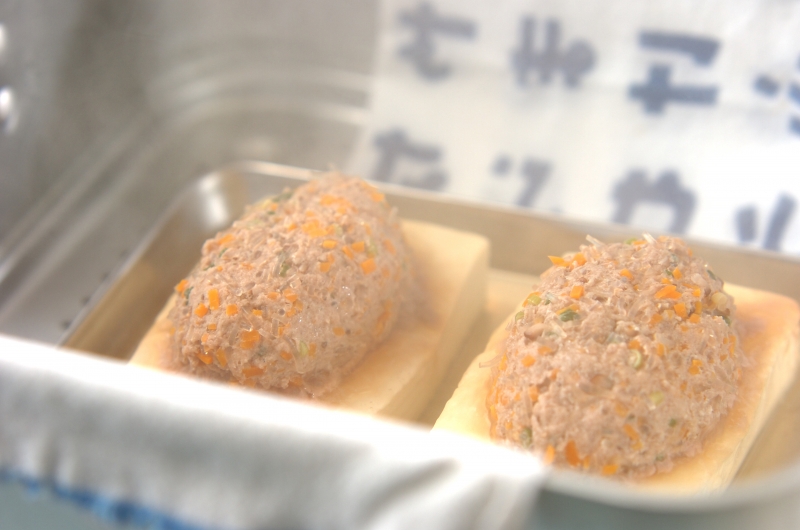 中華風蒸し豆腐の作り方2