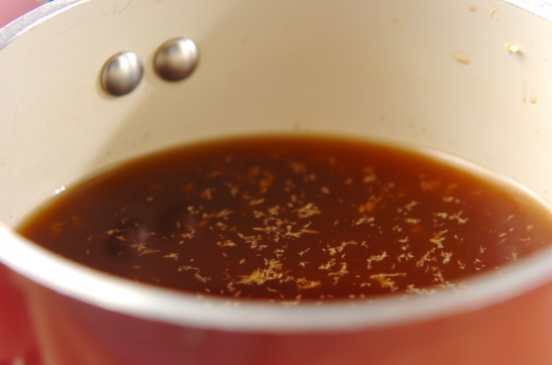 水菜と豆腐の和風スープの作り方1