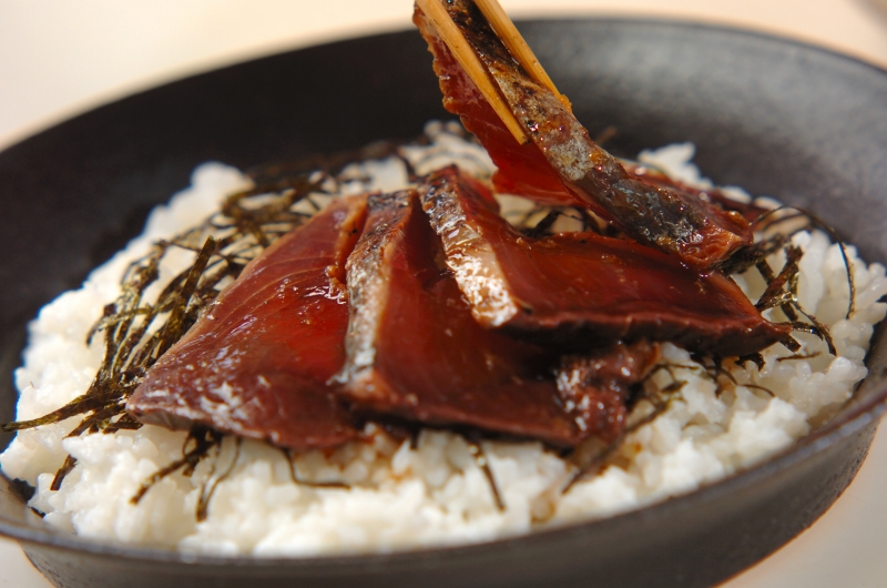 カツオの香味漬け丼(漬け時間1時間)の作り方4