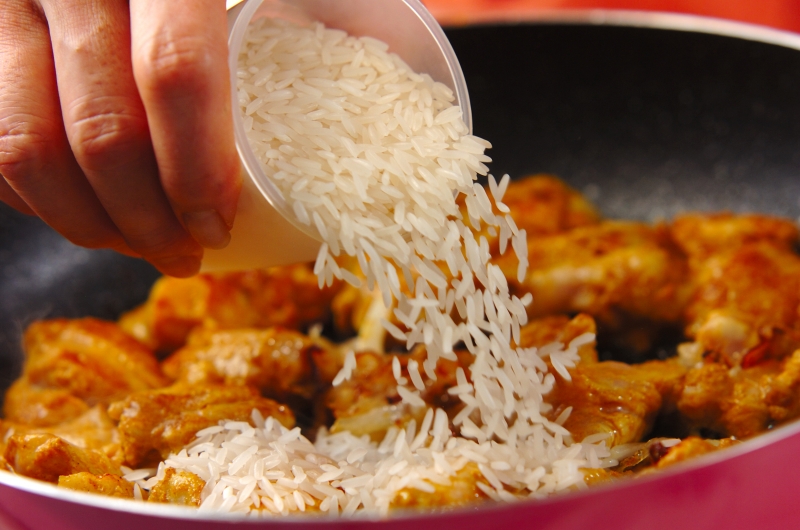 ワンパン本格インド料理 ビリヤニの作り方3