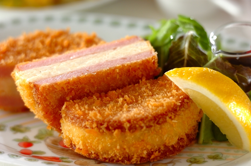 マッシュポテトハムカツ