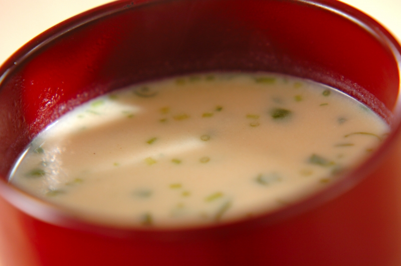 豆腐のすり流しみそ汁