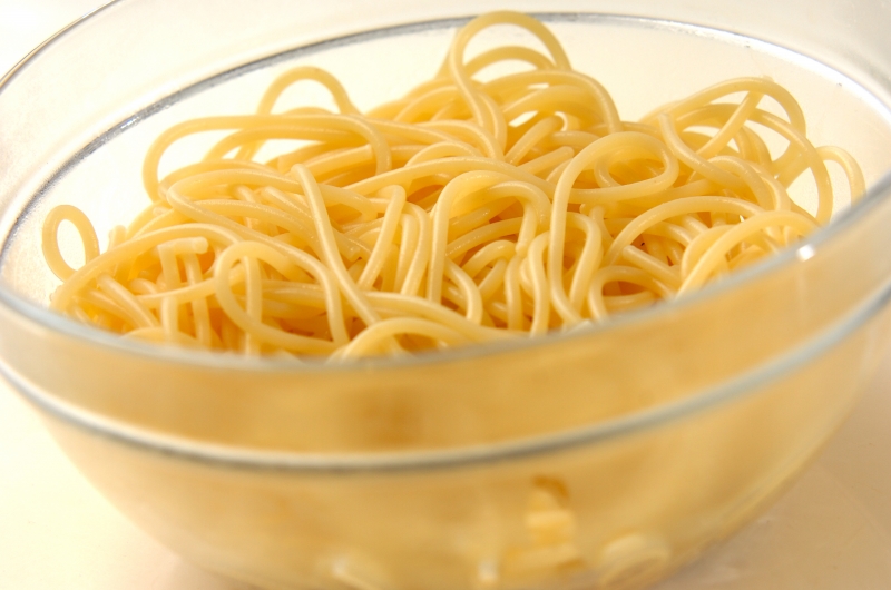 塩昆布バタースパゲティーの作り方2
