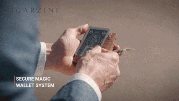 【マジックコインウォレット】ヨーロッパ発　バッファロー皮革のハンドメイドウォレット　細部まで使いやすさを考えられた上質設計　9月14日までクラウドファンディングサイト・GREEN FUNDINGで販売