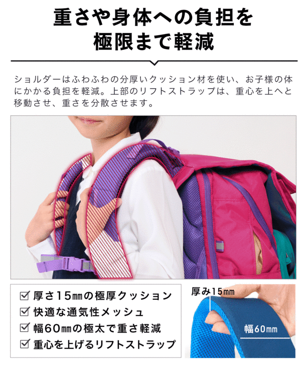 お子さまを重い荷物から守る！成長に合わせて調節可能な人間工学デザイン「LEGO(R) Petersen ランドセル」を2024年3月より販売開始！