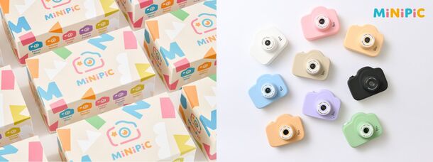 お子さまが一人でも使いこなせるキッズカメラ「ミニピク」 カメラの