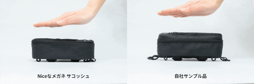 バッグや自転車にも装着可能！衝撃から大切なメガネを守る「Niceなメガネ サコッシュ」をMakuakeにて2月16日より先行販売開始