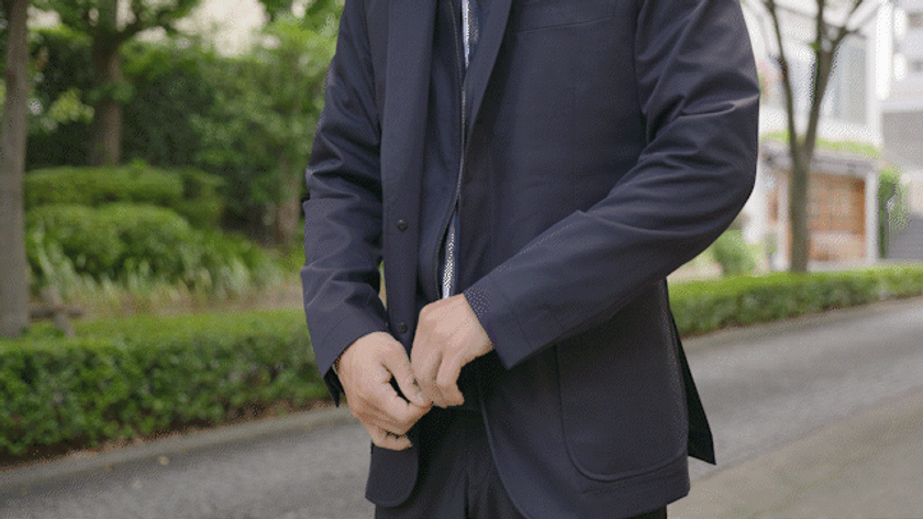 僅か2mmの宇宙服素材×仕立てのプロの技術　ビジネスもカジュアルもこなす新感覚2Wayテーラードジャケット、10月29日から先行発売