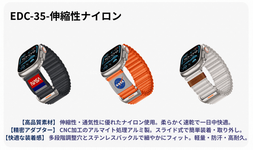 カナダ発ブランド“Mifa”最新作「NASAシリーズバンド」11月19日から「Kibidango」での先行販売開始！