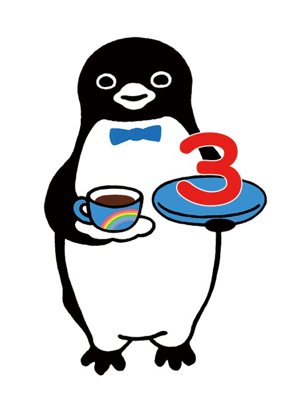 年内最後】Suicaペンギンの作者・坂崎千春の展覧会〈ペンギン