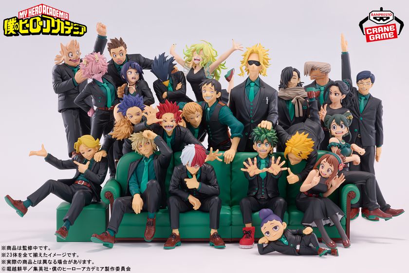 アニメ『僕のヒーローアカデミア』1年A組の23人がリアルフィギュアに
