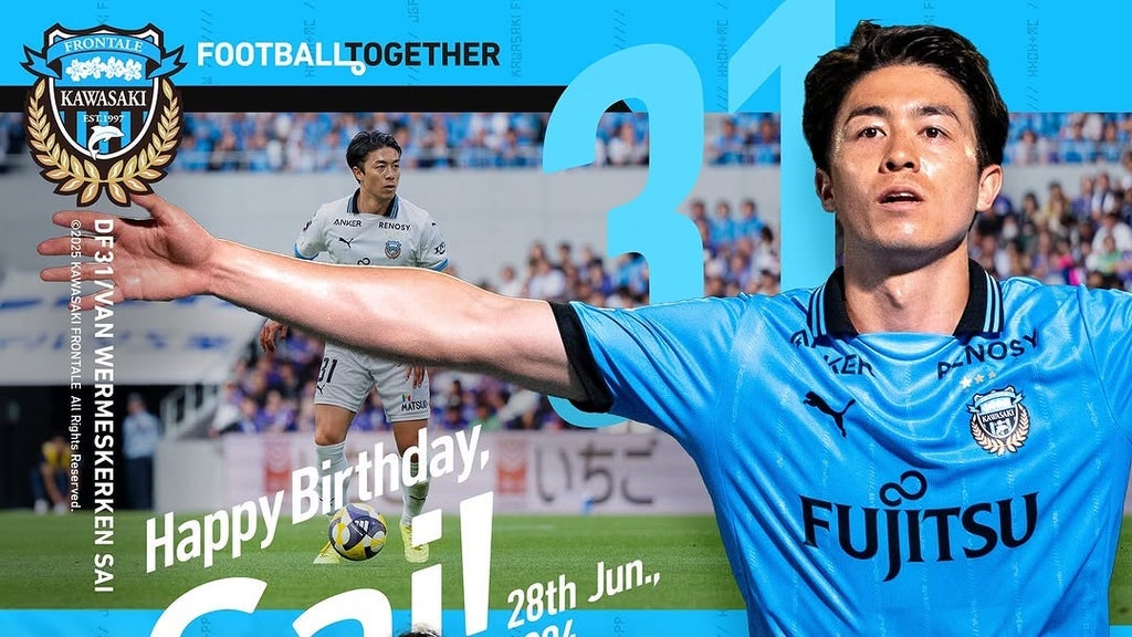 川崎フロンターレ、ファンウェルメスケルケン際の誕生日を公式SNSで